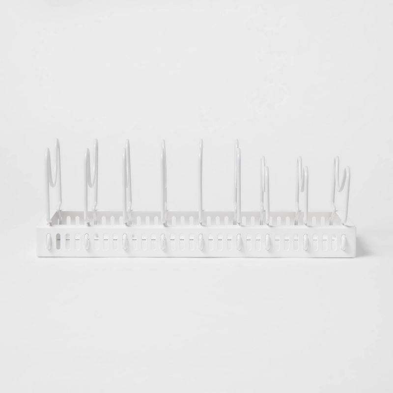 Metal Adjustable Lid and Pan Organizer White - Brightroom&#8482;, 4 of 5