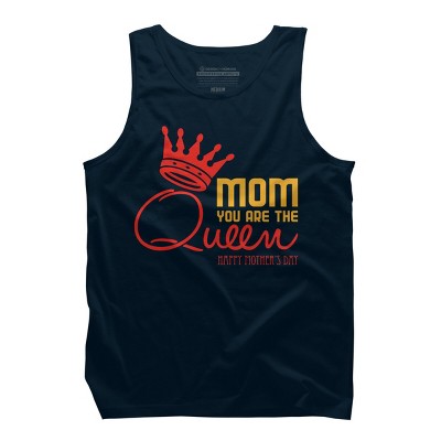 Men's Design By Humans Mother's Day Mom You Are The Queen By tmsarts Tank Top