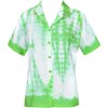 LA LEELA Women's Summer Casual Beach Hawaiian Blouse Shirt Blouses Short Sleeve Button Up Dress Tee Shirts Tops for Women - 4 of 4