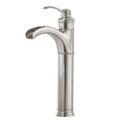 BWE Waterfall Single Hole Single-Handle Vessel Bathroom Faucet With Pop-up Drain Assembly