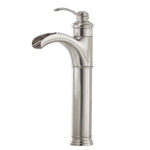 BWE Waterfall Single Hole Single-Handle Vessel Bathroom Faucet With Pop-up Drain Assembly - 1 of 4