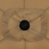 10' x 6.5' Fade-Resistant Canopy LED Patio Umbrella with Tilt Adjustment Sand - Wellfor: Solar Powered, Outdoor, Aluminum Frame - 4 of 4