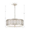 Crystorama Lighting Graham 6 - Light Pendant in  Antique Silver - 3 of 4
