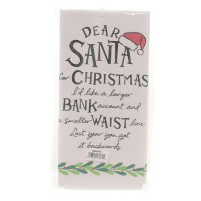 Discount & Cheap Reserved For Santa Tea Towel Online at