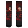 A Nightmare On Elm Street Socks Men's Freddy Krueger Sublimated Crew Socks Fits Shoe Size 8-12 Red - 2 of 4