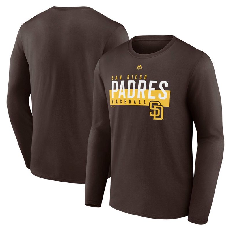 MLB San Diego Padres Men&#39;s Long Sleeve Core T-Shirt, 1 of 4