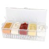 Aoibox Ice Chilled 5 Compartment Condiment Server Caddy with Removable Dishes and Hinged Lid for Fruits, Salads, and Sauces - 4 of 4