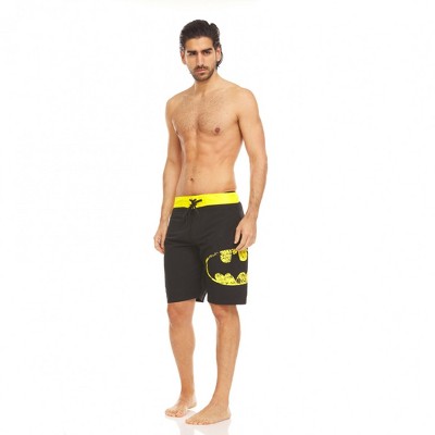 Batman Mens Batman Symbol Heather Black Board Shorts - XLarge (40-42) — фото 6
