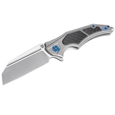 Artisan Apache Nomad Folder 3.82in M390 Blade Gray Titanium