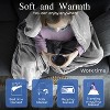 Continental Bedding Fleece Throw Blanket 90X90 Inches Gray - 4 of 4