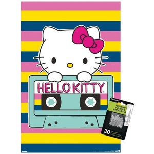 Trends International Hello Kitty: 2016 General - Vintage Cassette Tape Unframed Wall Poster Prints - 1 of 4
