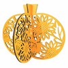 Ganz 8.0 Inch Laser Cut Pumpkins Set/3 Leaves Sunflowers Gourd Acorn Pumpkin Sculptures - image 3 of 4