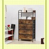 Garvee 5 Drawers Dresser for Bedroom - Fabric Storage Tower with Wood Top, Sturdy Steel Frame, Easy Pull Handle Dressers - 2 of 4