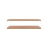 SEVOBAL Utility Storage Shelves Lyle Floating Shelves Set of Two Space-Saving Display Solution for Living Room, Beige, 9.8"*47.3"*1.5" - 3 of 4