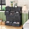 15 Drawers Tall Dresser for Bedroom, Storage Organizer Unit with Fabric, Sturdy Metal Frame, Wood Tabletop, Easy Pull Handle - 2 of 4