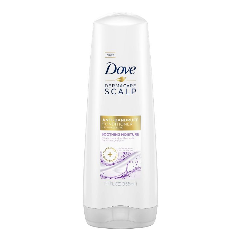 Dove Beauty Dermacare Scalp Soothing Anti-Dandruff Conditioner - 12 fl oz, 1 of 8