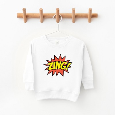 The Juniper Shop Comic Zing Toddler Graphic Sweatshirt