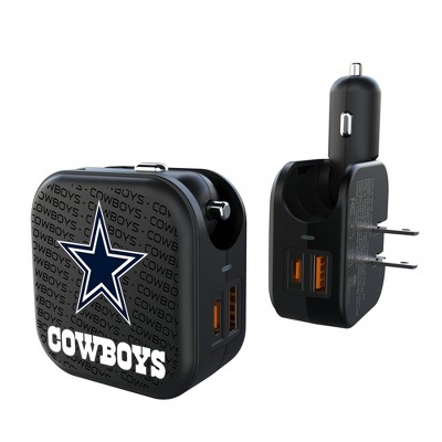 NFL NFC Teams Text Backdrop 18-Watt 2 in 1 USB A/C Charger