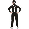 HalloweenCostumes.com   Men  1920's Dapper Business Costume Kit, Black/White - 4 of 4