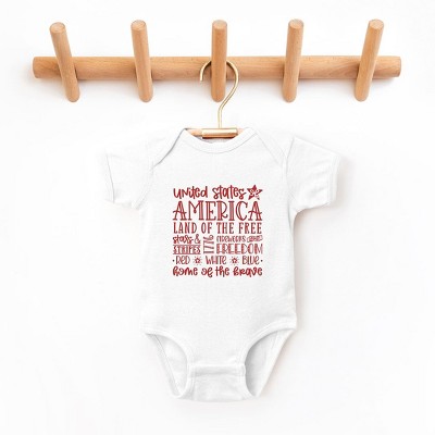 The Juniper Shop 4th Of July Subway Baby Bodysuit