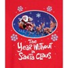 Men's - The Year Without a Santa Claus - Santa Sleigh and Reindeer Graphic Fleece Sweatshirt - 2 of 4