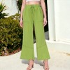 Anna-Kaci Women's High Waist Drawstring Long Pants Relaxed Loose Pants with Pockets - 2 of 4