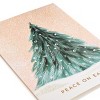 10ct Minted Snowy Pine Tree Holiday Boxed Cards - image 4 of 4