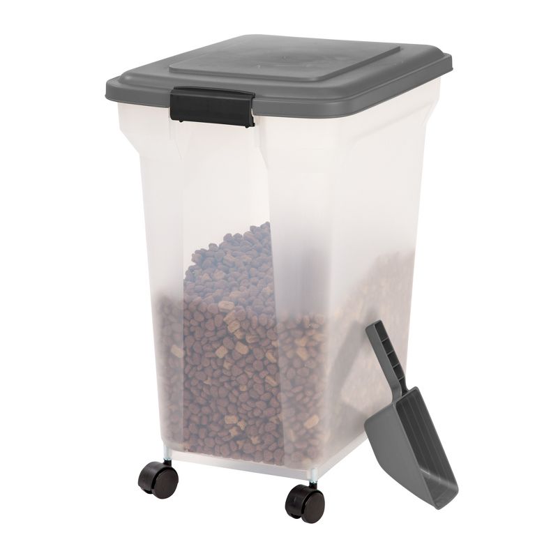 IRIS USA Airtight Pet Food Container with Scoop, 3 of 5