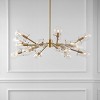 Tessalyn Glass & Metal Chandel - CTL1046 - Gold/Clear - Safavieh - 4 of 4
