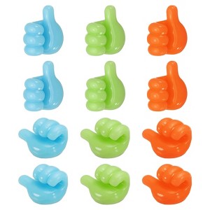 Unique Bargains Cord Holders, Cable Clips for Nightstand Plastic Modern Minimalist Organizer Cable Clips - 1 of 4