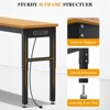 60 Inch Work Bench, 2200 LBS Capacity Solid Wood Top Garage Workbench, Adjust Height Work Table with Power Outlets & Sturdy Steel Frame - 3 of 4
