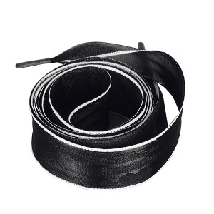 INSPIRE CHIC Flat Snow Yarn Silk Ribbon Fashion Soft Shoelaces for Sneakers 2 Pairs - 1 of 4