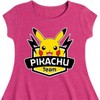 Girls' - Pokémon - Team Pikachu Fit & Flair Cap Sleeve Dress - 2 of 3