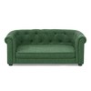 Lyngins Linen Tufted Dog Sofa Bed,Breathable Pet Couch bed with Curved Armrests for Indoor,Outdoor Use - 2 of 4