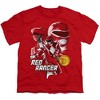 Boys' Short Sleeve Power Rangers Red Ranger T-Shirt - 2 of 4