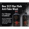 18.21 Man Made Salon Strength Anti-Flake Men's Shampoo and Conditioner, Sweet Tobacco-16 oz - 4 of 4