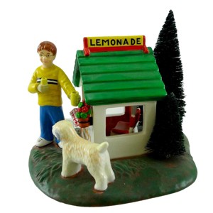 Department 56 Villages 3.75 In Ben & Buddy's Lemonade Stand Snow Village Ceramic Village Accessories - 1 of 4