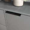 Bella Depot 47.2" Sideboard Buffet Cabinet with 3 Drawers & 2 Doors - 4 of 4