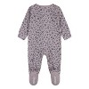 Huggies Baby Girls' Floral Organic Sleep N' Play - Mauve - 2 of 4