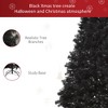 TopComfy Christmas Tree Stand 7FT Unlit Douglas Fir Tree with Realistic Branches for Holiday Decor, Black, 50.5"*50.5"*82.8" - 4 of 4