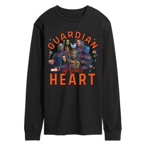 Men's - Marvel - Guardian Of Your Heart Valentine Long Sleeve Graphic T-Shirt - 1 of 4