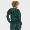 Women's Leisure Studio Velour Hoodie Sweatshirt - Universal Thread™ - 2 of 4