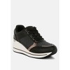 Vespera Faux Leather & Mesh Sneakers - 3 of 4