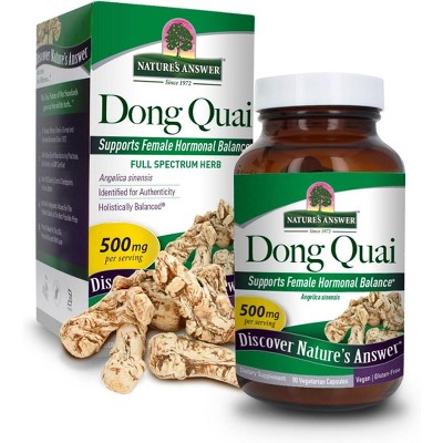 Nature's Answer Dong Quai Vegetarian Capsules 500mg, 90 Ct
