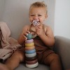 Rustic Stacking Rings Toy, Natural Wooden Developmental Set for Toddlers - 4 of 4