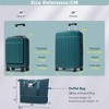 Lyngins 20/24 Inch 3 PCs Carry on Luggage Sets with Luggage Bag and USB Port,Suitcases Sets with Spinner Wheels and TSA Lock for Family Trips - 3 of 4
