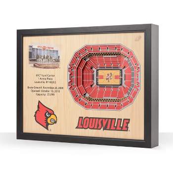 NCAA Louisville Cardinals 3D Logo Series Wall Art - 12x12