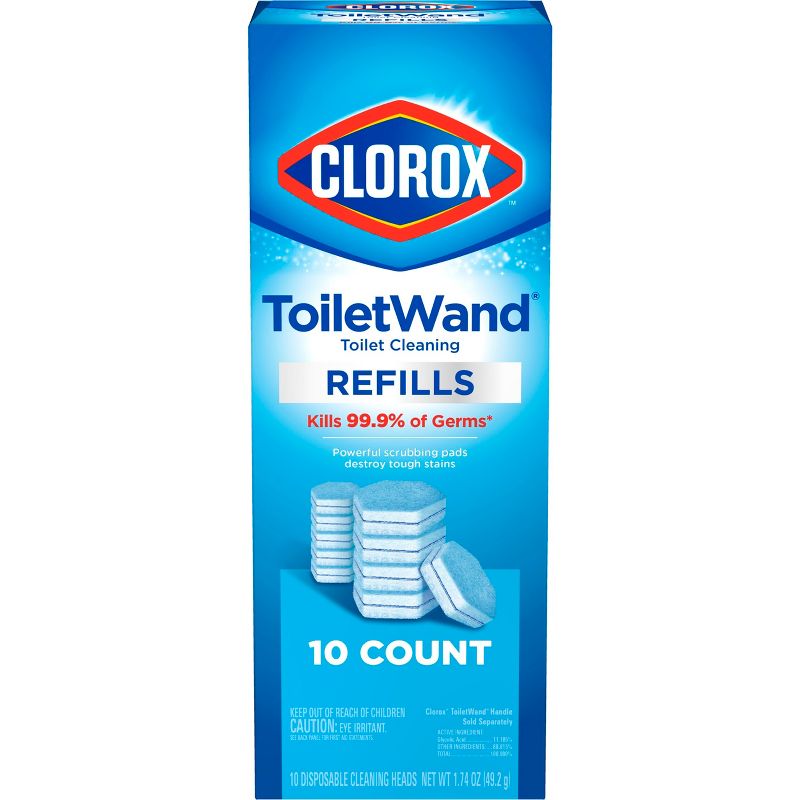 Clorox ToiletWand Disinfecting Refills Disposable Wand Heads - Unscented - 10ct, 6 of 23