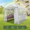 YARDSIGHT  Portable Pop-up Greenhouse, 3-Adjustable Heights, Heavy-Duty PE Cover for Indoor/Outdoor Gardening - 4 of 4