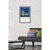 Trends International NBA Golden State Warriors - Logo 21 Framed Wall Poster Prints - 2 of 4